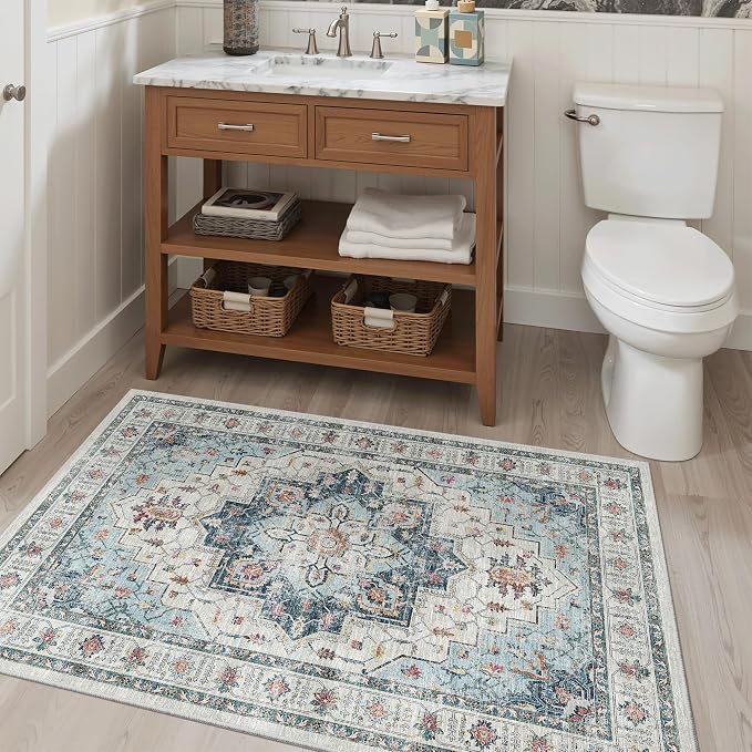 Madane Washable Entry Rug 3x4, Area Rugs - Image 4