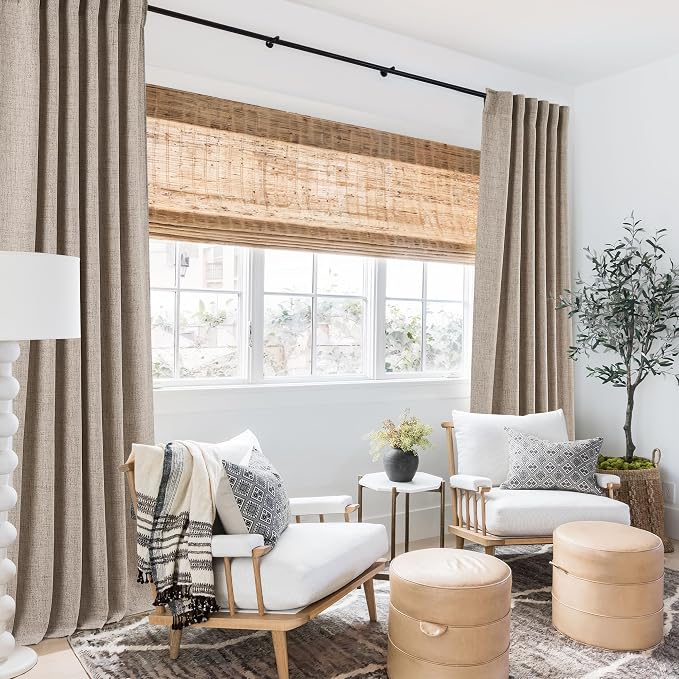 RYB HOME Linen Sheer Curtains and Drapes - Image 6