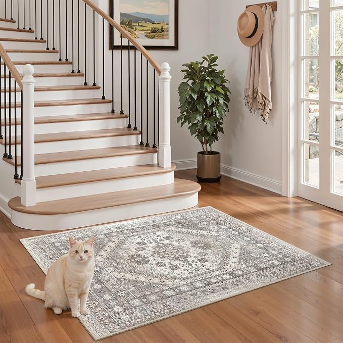 zesthome 2x3 Entryway Rug, Soft Washable Rugs, Non Slip Area Rug, Stain - Image 8