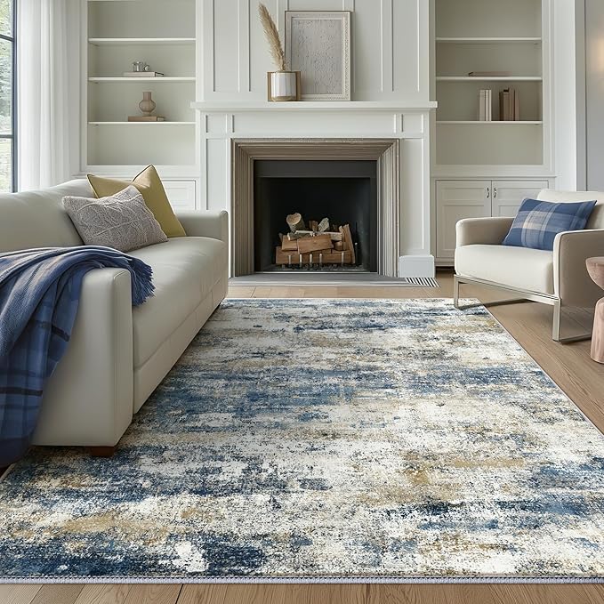 BEIMO Area Rugs 10x14 for Living Room Bedroom, Modern Abstract Machine Washable - Image 3