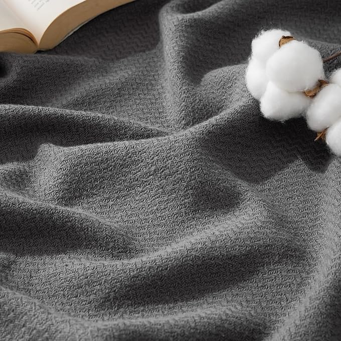 Bedsure GentleSoft 100% Cotton Blanket Twin XL Size by Unknown