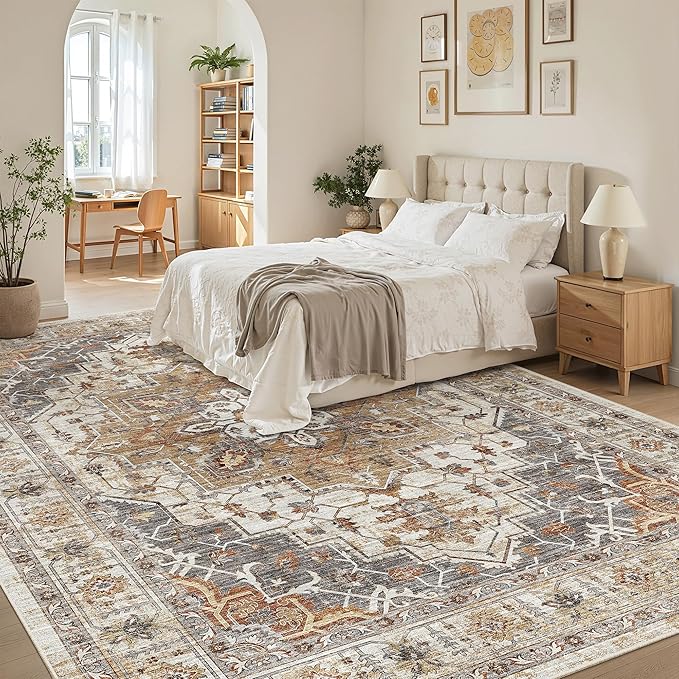 Madane Washable Rug 8x10 Area Rugs - Image 3