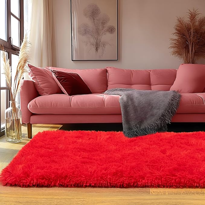 Runner Rugs for Bedroom 2x6 Rug Runners for Hallways Non Slip Soft Shag Bedside - Image 6