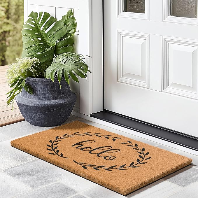 Barnyard Designs Natural Coco Coir Heavy Duty Backing Doormat - Image 2