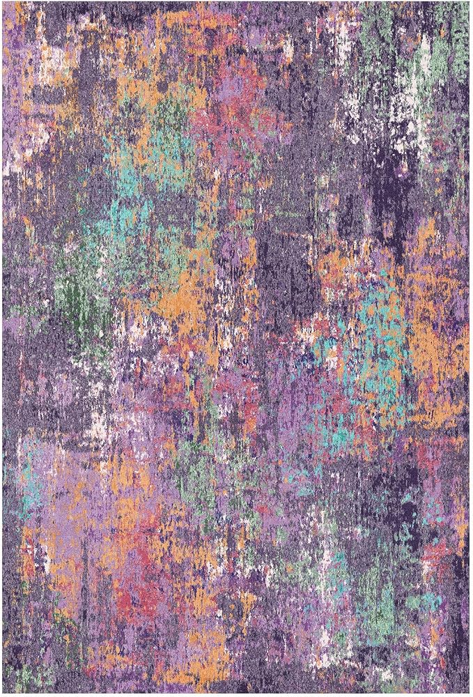 Washable Area Rugs 4'x6' Non-Slip Modern Abstract Soft - Image 9