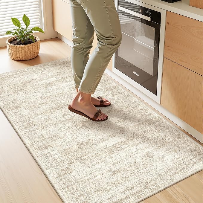 2x4 Washable Rug Runner for Bathroom, Soft Entryway Rug for Laundry Room - Image 3