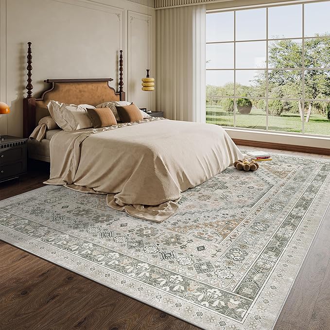 zesthome 8x10 Area Rugs for Living Room, Non-Slip Backing Washable Rugs - Image 9