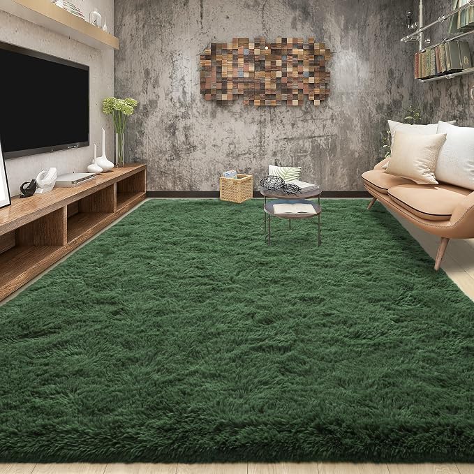 Tepook Area Rugs 9x12 for Living Room, Super Soft Fluffy Rugs for Bedroom by Tepook