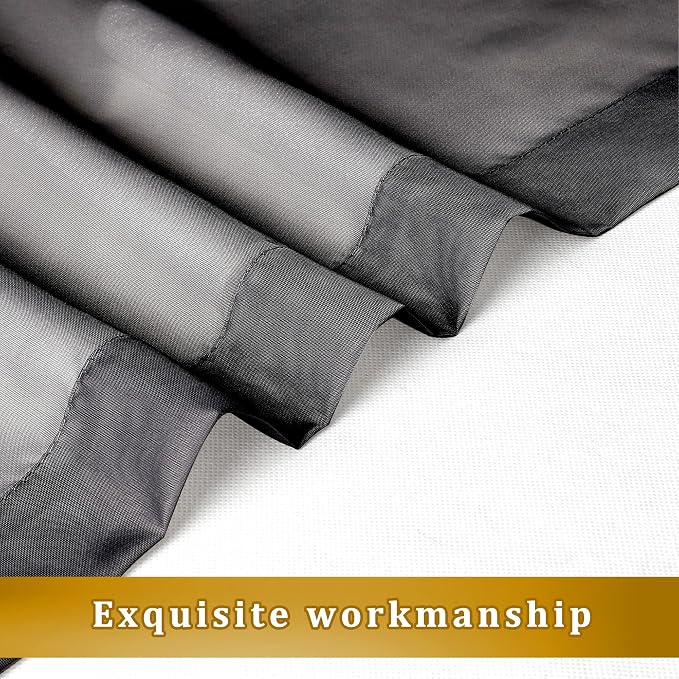 Aiyufeng Black Curtains & Drapes - Image 3