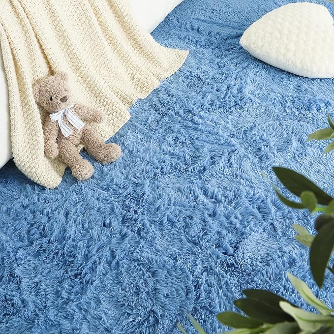LOCHAS Ultra Soft Indoor Modern Area Rugs Fluffy Living Room Carpets - Image 5