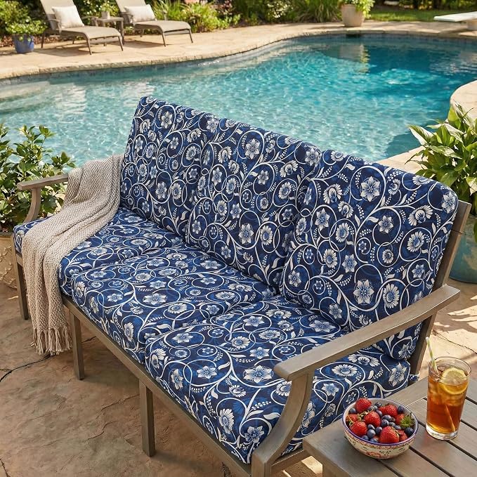 hyha Printed Couch Cushion Covers, Floral Sofa Covers Washable - Image 7