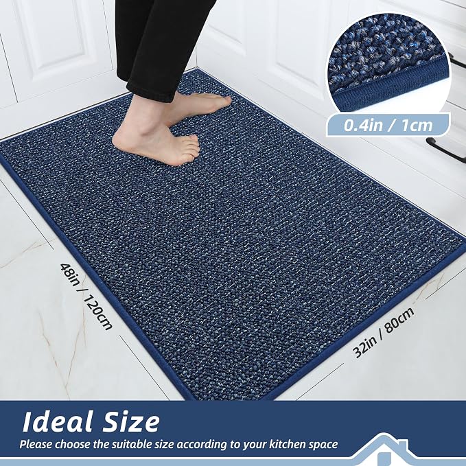 BEQHAUSE Kitchen Rugs 32"x48", Non-Slip Kitchen Mats - Image 2