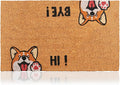 Hi-Bye Dog - 17"x29" - Coir Door Mat - Welcome Mats by AmaruDoorMats