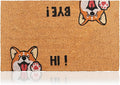 Hi-Bye Dog - 24"x36" - Coir Door Mat - Welcome Mats by AmaruDoorMats