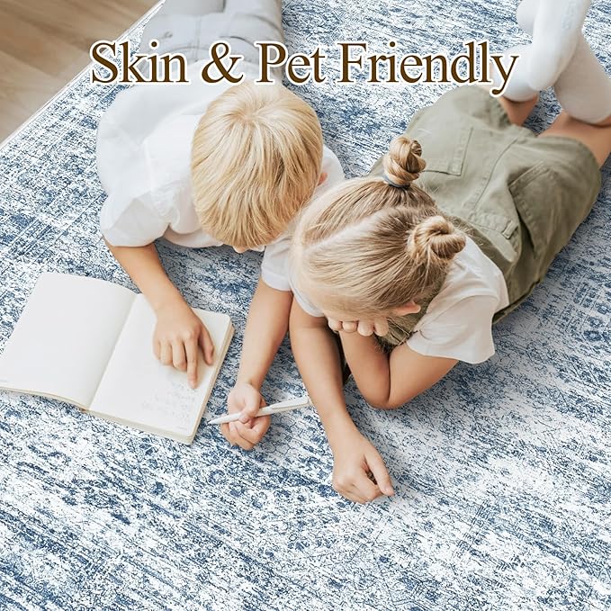 Washable Area Rug 8x10, Large Soft Rugs - Image 3