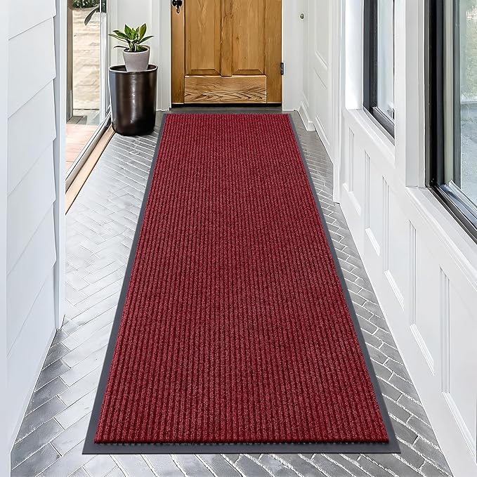 OLANLY Front Door Mat Indoor Outdoor Entrance, Waterproof Heavy Duty Doormat by OLANLY
