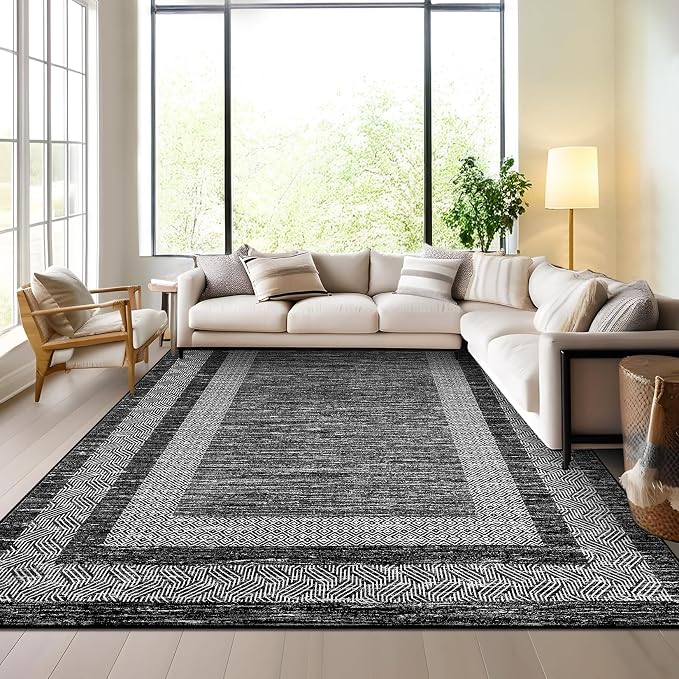 GarveeHome Extra Large Area Rug 10x13 Modern Geometric Rug by GarveeHome