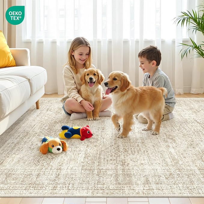 3x5 Washable Area Rug for Entryway, Soft Kitchen Rugs Non Slip for Dining Room - Image 9