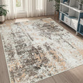5x7 Area Rugs for Living Room Rug Washable: Abstract Rug for Dining Room by Aelenmu