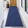 OLANLY Front Door Mat 71x30, Waterproof Heavy-Duty Indoor Outdoor Doormat | Blue by OLANLY