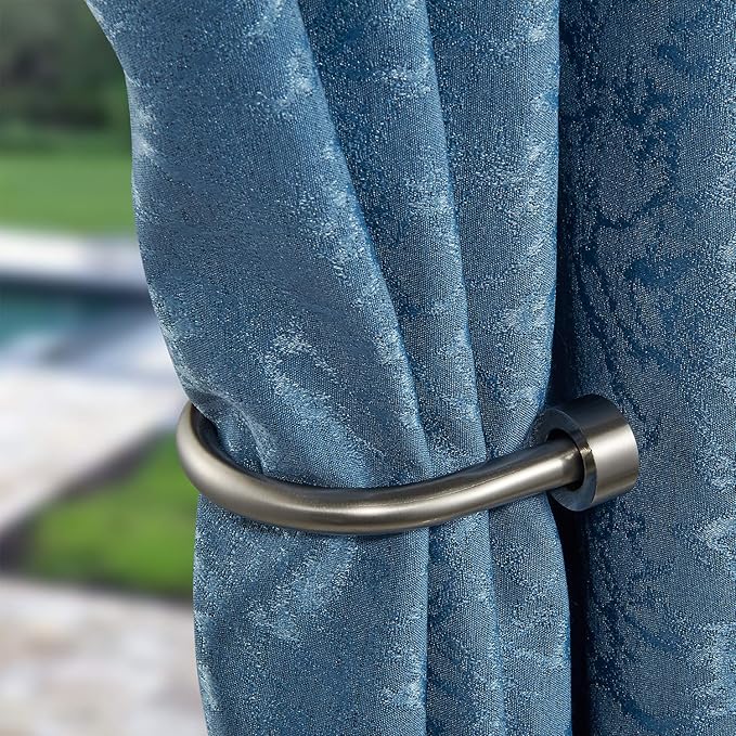 Drapery Holdback, Quality Metal Decorative Curtain Holdbacks - Image 2