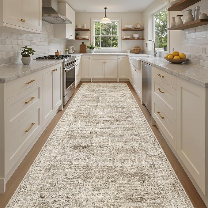 4x12 Wide Hallway Runners: Washable 12ft Runner Rug - Image 4