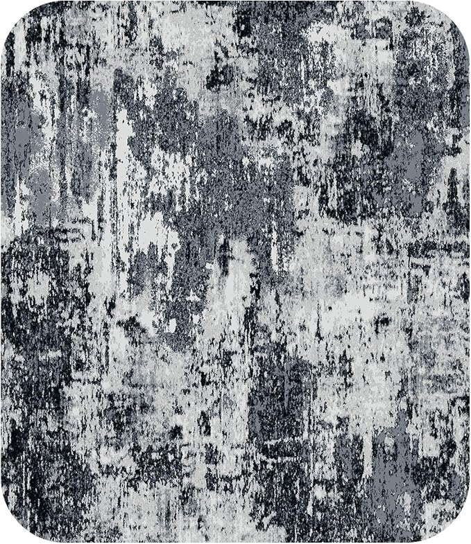 Washable Area Rugs 6ft Non-Slip Modern Abstract Soft - Image 8