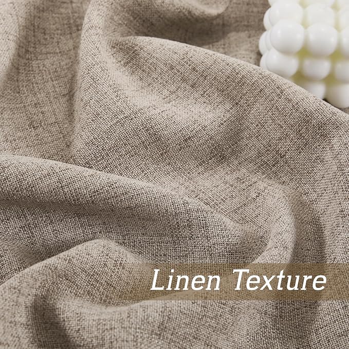 RYB HOME Linen Sheer Curtains and Drapes - Image 4