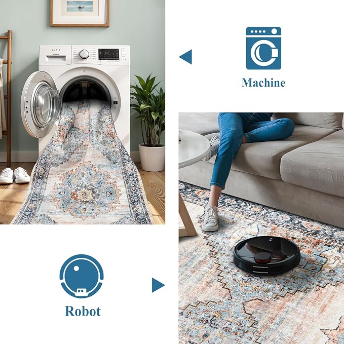 TOPRUUG 2x5 Hallway Runner Rug: Washable Non-Slip Rugs - Image 8
