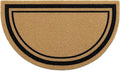 OLANLY Half Circle Front Door Mat, Low Profile Doormat, Stain and Fade Resistant by OLANLY