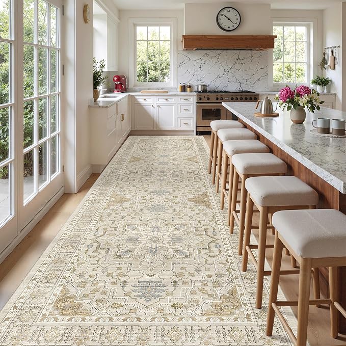 Madane 4x12 Wide Hallway Runners: Washable 12ft Runner Rug - Image 4