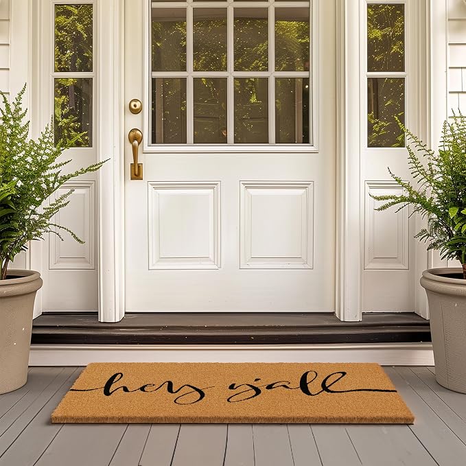 Barnyard Designs Natural Coco Coir Heavy Duty Backing Doormat - Image 4
