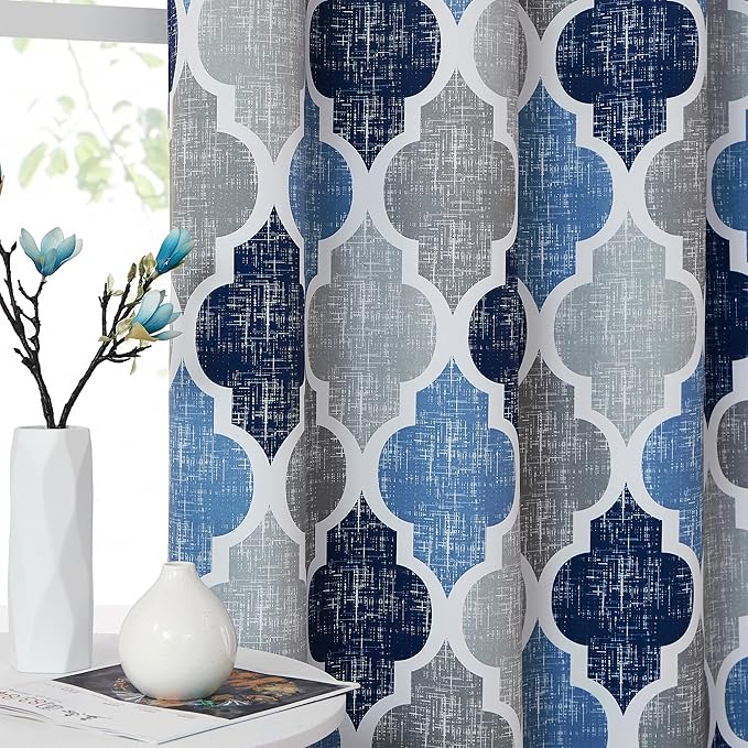 Beauoop 100% Blackout Curtains 72 Inches Long 2 Panels - Image 5