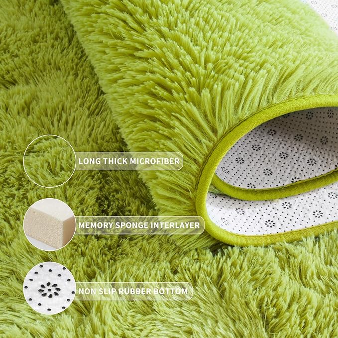Tepook Area Rugs 9x12 for Living Room, Super Soft Fluffy Rugs for Bedroom - Image 5