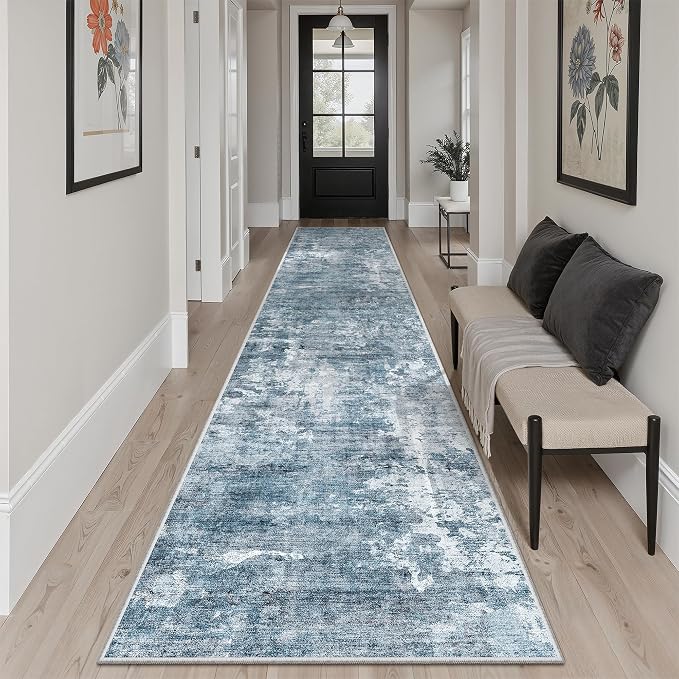 Runner Rug 2x12 Washable Non-Slip Hallway Runner Rugs - Image 4