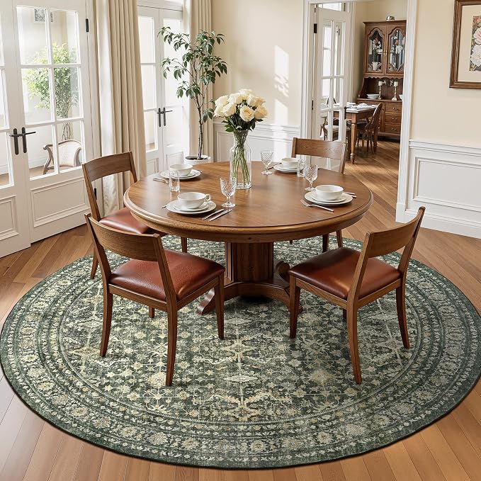 Lofus 8ft Area Rugs for Living Room, Soft Boho Carpets for Bedroom Dining Room - Image 4