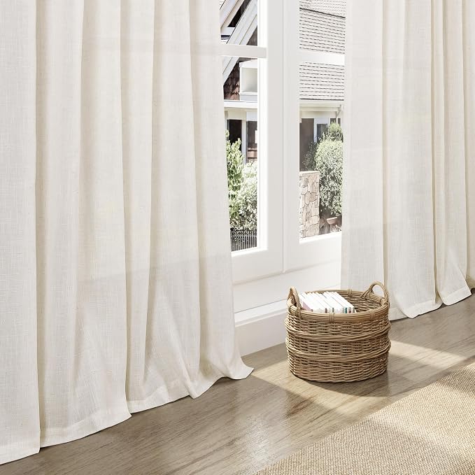 Nanspring Modern Linen Curtains - Image 5