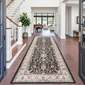 TOPRUUG Washable 4x10 Runner Rug: Vintage Non-Slip Hallway Runner Rug Stain by TOPRUUG