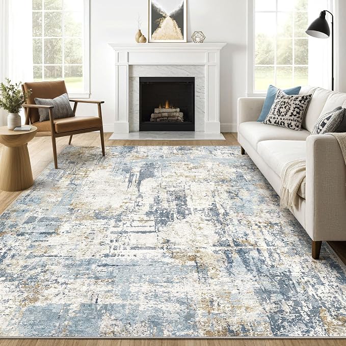 LOONGRUG 9x12 Area Rug Washable Large Neutral Modern Living Room Rugs | by LOONGRUG