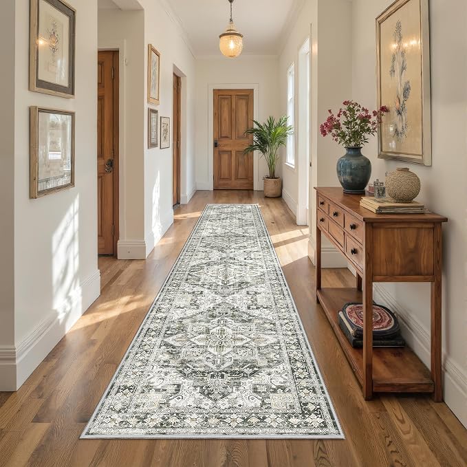 Hallway Runner Rug 2x12, Extra Long Washable Runner Rugs - Image 5
