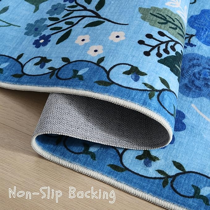 Rugcomf Runner Rug for Hallways Kitchen Rug Non Slip 2'x 6' Washable Runner Rugs - Image 3