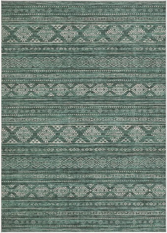 Nakagishi 6x9 Area Rugs Living Room: Washable Boho Large Neutral Soft Farmhouse - Image 8