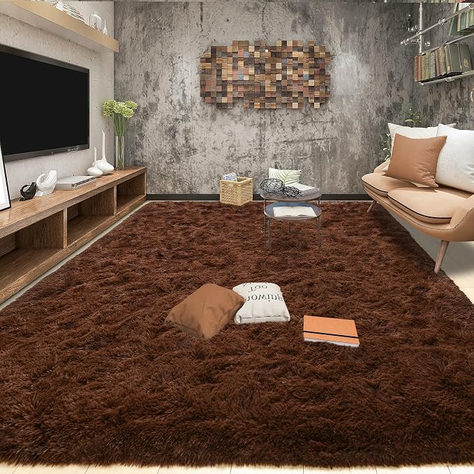 Tepook Super Soft Fluffy Rug for Bedroom, Modern Shaggy Fuzzy Kids Rugs for - Image 3