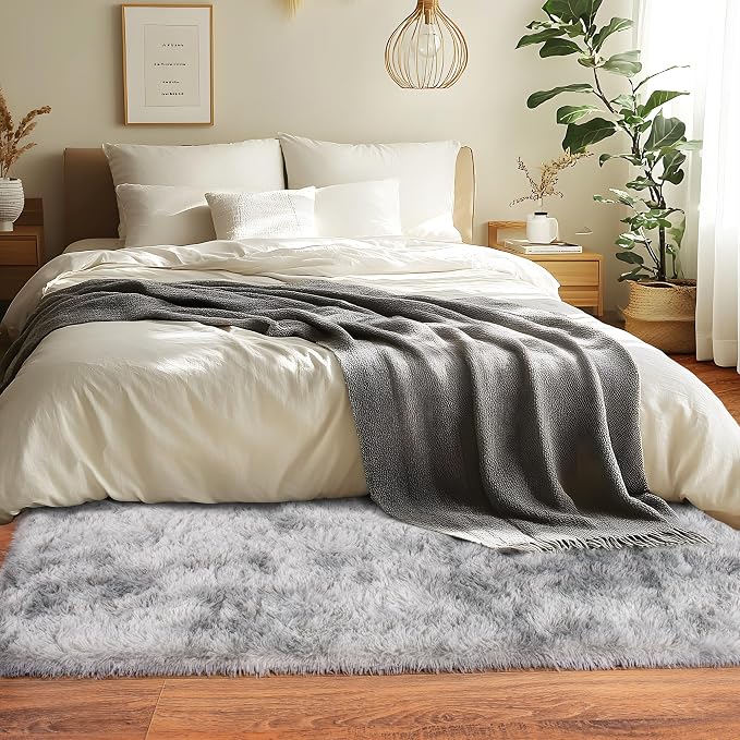 Runner Rugs for Bedroom 2x6 Rug Runners for Hallways Non Slip Soft Shag Bedside - Image 2