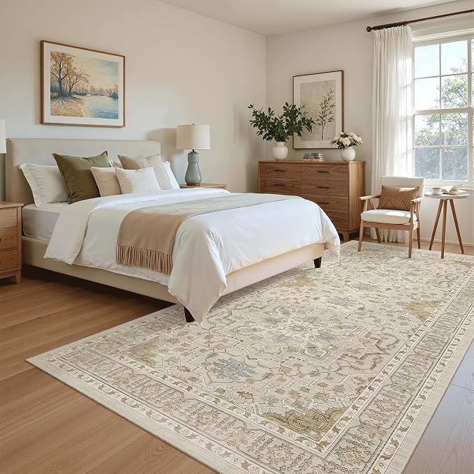 Madane Hallway Runner Rug 4x8 Wide: Washable Thin Runners - Image 4