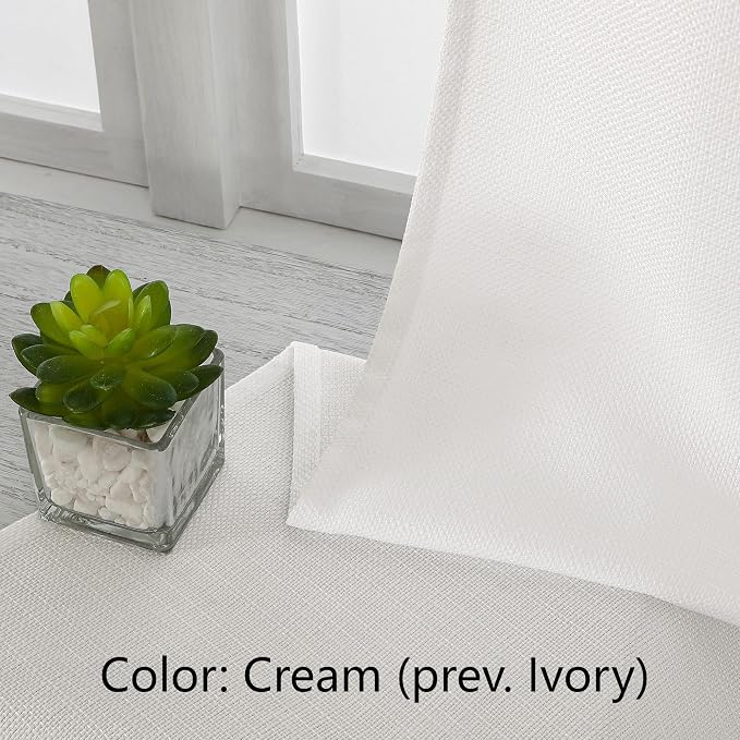 Chyhomenyc Cream Short Curtain Valance - Image 8