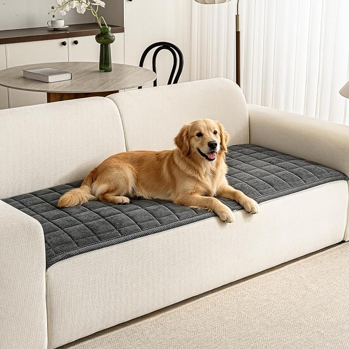 Couch Covers for Dogs Washable, Non Slip Couch Covers for Loveseat Sofa Pet by PJLZJFBY