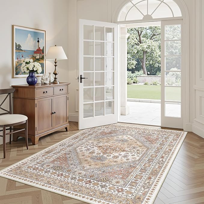 4x6 Area Rugs for Living Room, Non-Slip Backing Small Kids Rugs for Bedroom - Image 3