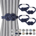 NICEEC 4 Pack Mini Magnetic Curtain Tiebacks Nordic Simple Style Drape Tie by NICEEC