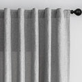 MYSKY HOME 95 Inch Sliding Door Curtains Farmhouse Light Filtering Privacy by MYSKYHOME